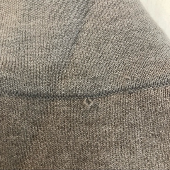 Liquid by Sioni Black/Gray Wrap Cardigan Sz  XL Front Single button Sweater - Picture 8 of 14